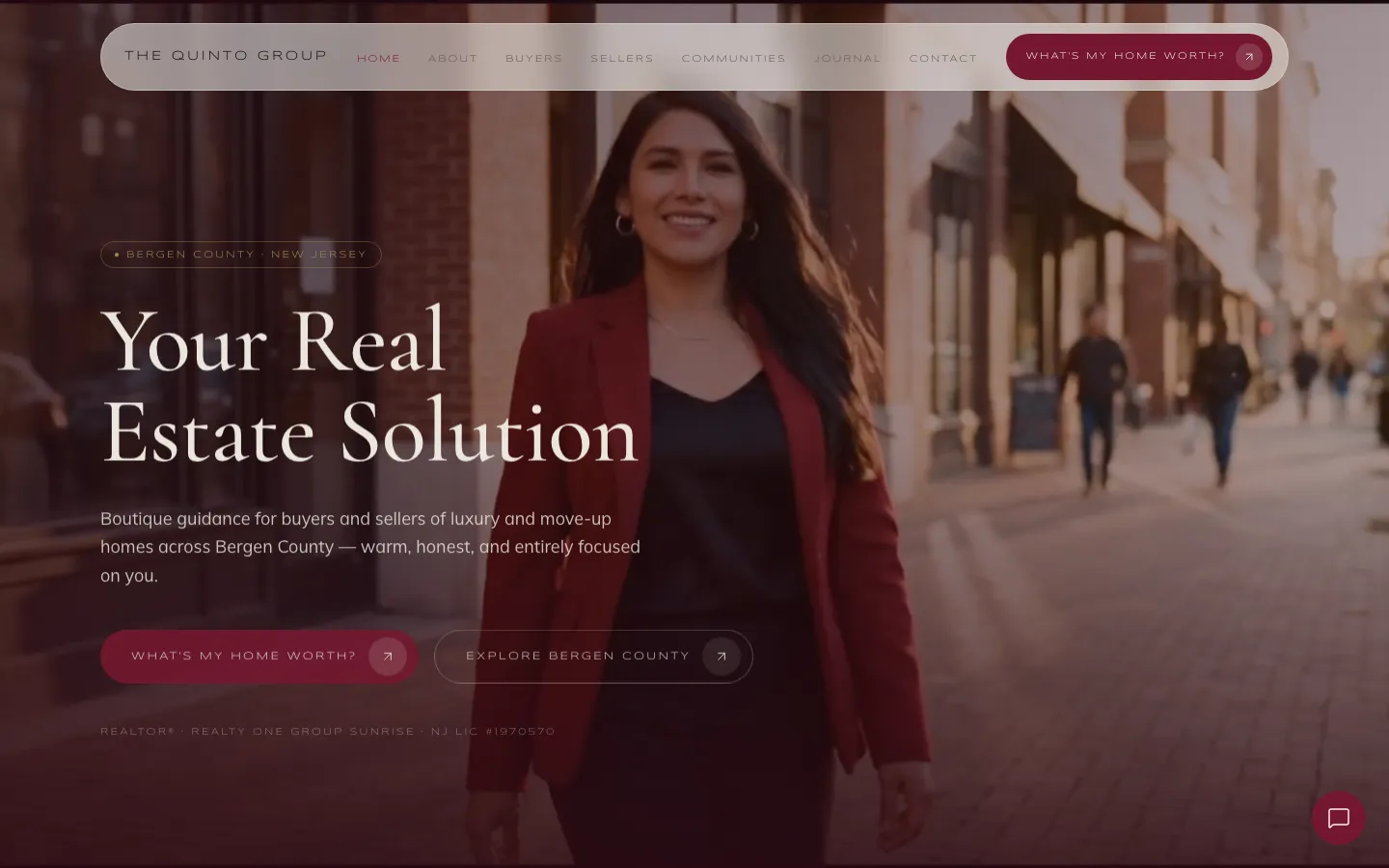 The The Quinto Group website, built by Selah Creative